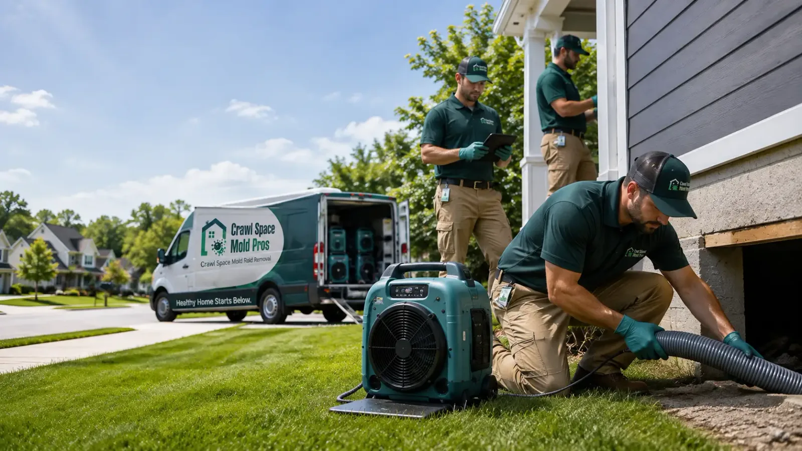 Crawl Space Mold Removal in Rowlett, TX